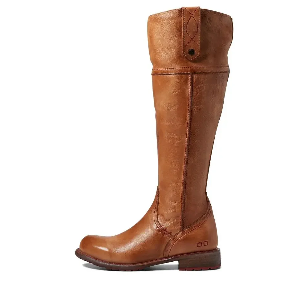 BED|STU JACQUELINE WIDE CALF TAN RUSTIC 6 M